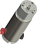 121-4 Series 2.1 Inch (in) Brushed Direct Current (DC) Spur Gearmotors